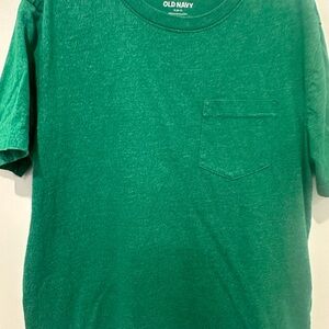 Old Navy Kelly Green Pocket Tee